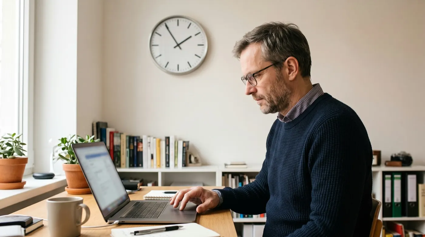 Person bestätigt zuhause am Smartphone einen Vertragsvorgang